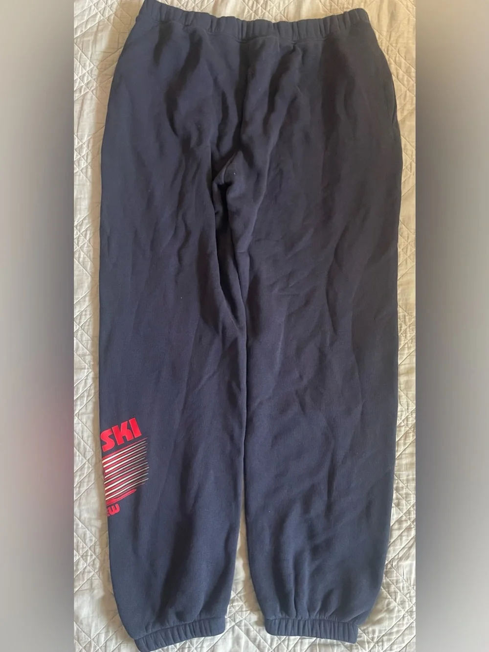 U.S. Ski & Snowboard by J. Crew heritage terry graphic jogger pant Size M CR118